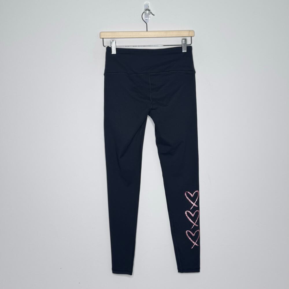 VICTORIA'S SECRET‎ | VSX Victoria Sport Glitter Hearts Leggings | S